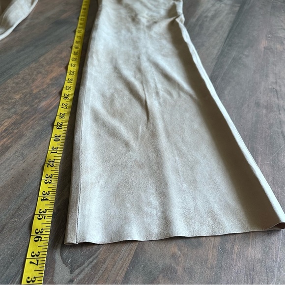 Banana Republic Women’s Pants Sz 10L Goat Leather Lined Luxurious Soft - Picture 6 of 13